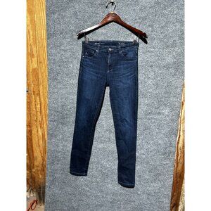 AG Adriano Goldschmied Prima Ankle Jeans Womens 26 Dark Wash Cigarette Denim